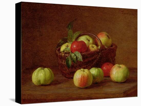 Apples in a Basket and on a Table, 1888-Henri Fantin-Latour-Premier Image Canvas