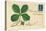 Appliqued Four-Leaf Clover-null-Stretched Canvas