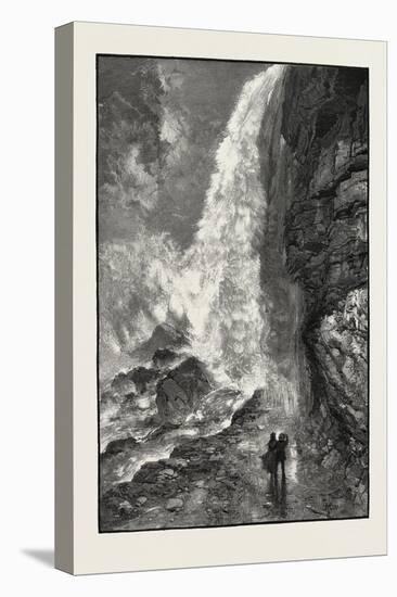Approach to Cave of the Winds, Canada, Nineteenth Century-null-Premier Image Canvas