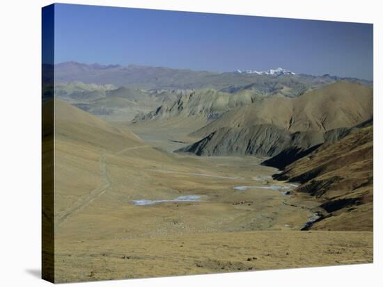 Approach to Mount Everest, Tingri, Tibet, China, Asia-Gavin Hellier-Premier Image Canvas