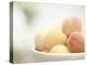 Apricots in a White Bowl Still Life-Steve Lupton-Premier Image Canvas