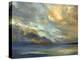 April Coastal Clouds-Sheila Finch-Stretched Canvas