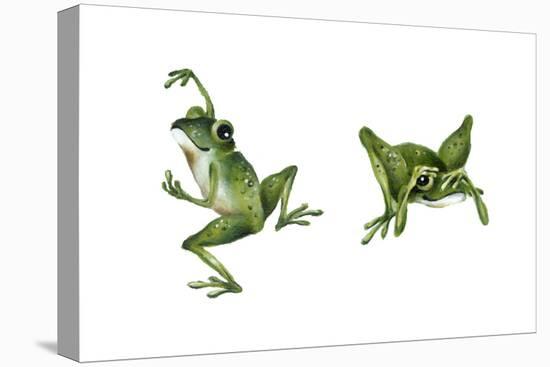 April Showers - Frogs-Peggy Harris-Premier Image Canvas