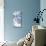 Aqua Bloom-Sandra Jacobs-Stretched Canvas displayed on a wall