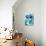 Aqua Blossom Triptych III-Vanessa Austin-Stretched Canvas displayed on a wall