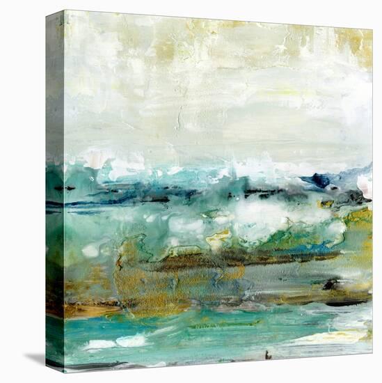 Aqua Coast I-Lila Bramma-Stretched Canvas