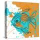 Aqua Fish-Irena Orlov-Stretched Canvas