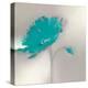 Aqua Platinum Petals I-J.P. Prior-Stretched Canvas