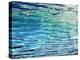 Aqua Reflections-Michael Barrett-Stretched Canvas