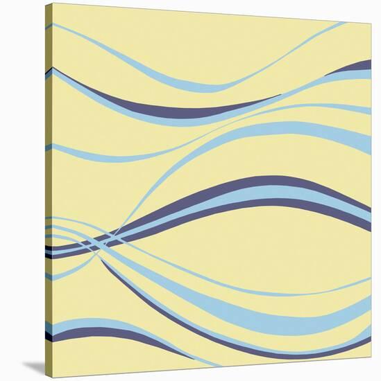 Aqua Samphire-Denise Duplock-Stretched Canvas