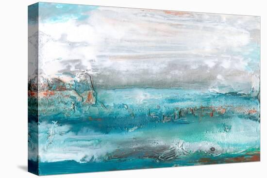 Aqua Sea I-Lila Bramma-Stretched Canvas