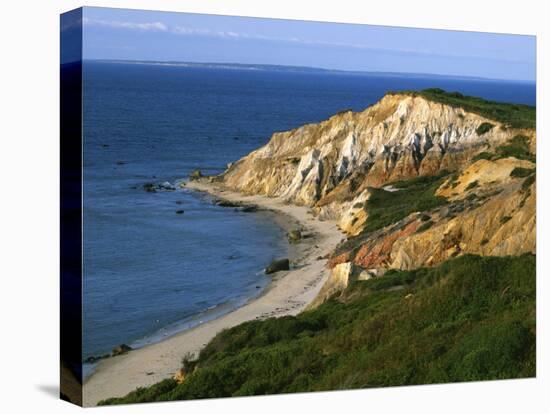 Aquinnah (Gay Head) Cliffs, Martha's Vineyard, Massachusetts, USA-Charles Gurche-Premier Image Canvas