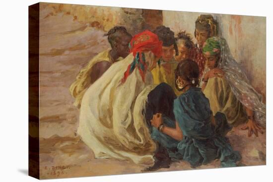 Arab Children Playing-Etienne Alphonse Dinet-Premier Image Canvas