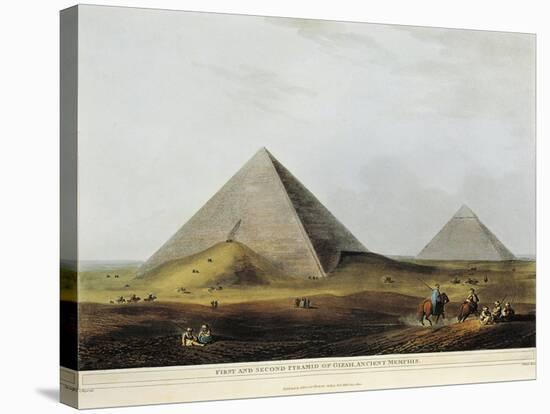 Arab Dwelling Built on Ancient Ruins Along the Menuf Canal in Egypt from Views in Egypt, 1804-Luigi Mayer-Premier Image Canvas