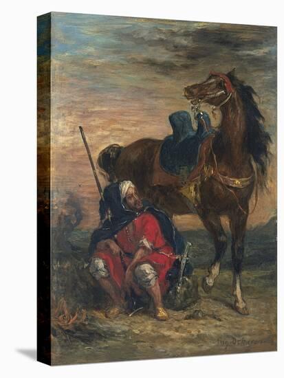 Arab Rider-Eugene Delacroix-Premier Image Canvas