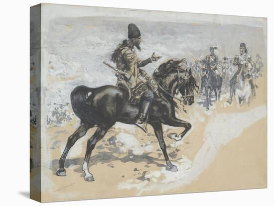 Arabian Chief and Cavalrymen-Frederic Remington-Premier Image Canvas