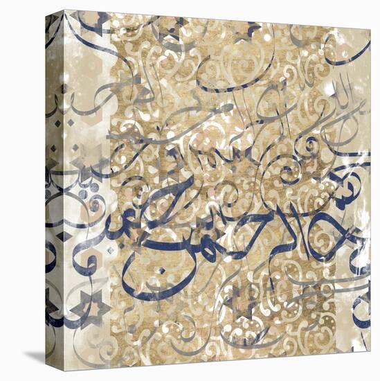 Arabic Abstract II-Jennifer Goldberger-Stretched Canvas