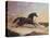 Arabs Chasing a Loose Arab Horse in an Eastern Landscape-John Frederick Herring I-Premier Image Canvas