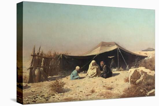 Arabs in the Desert. Koran Study-Vasili Vasilyevich Vereshchagin-Premier Image Canvas