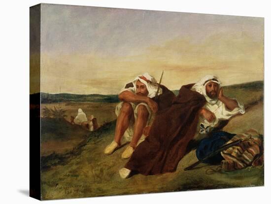 Arabs of Oran, 1834 (Oil on Canvas)-Ferdinand Victor Eugene Delacroix-Premier Image Canvas