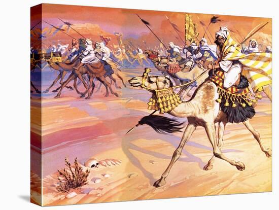 Arabs Pouring across the Desert to Kill Mohamed-Mcbride-Premier Image Canvas