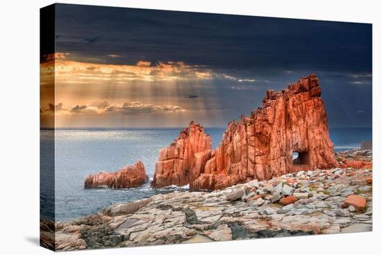 Arbatax Red Rock-Marco Carmassi-Premier Image Canvas