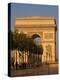 Arc De Triomphe at Dusk, Paris, France, Europe-Alain Evrard-Premier Image Canvas