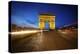 Arc de Triomphe Blue Hour-Sebastien Lory-Premier Image Canvas