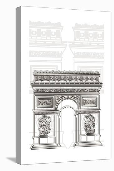 Arc De Triumph-Cristian Mielu-Stretched Canvas