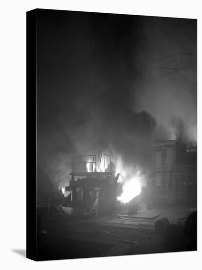 Arc Furnace in a Steelworks, Sheffield, South Yorkshire, 1964-Michael Walters-Premier Image Canvas