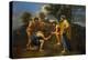 Arcadian Shepherds, circa 1650-Nicolas Poussin-Premier Image Canvas