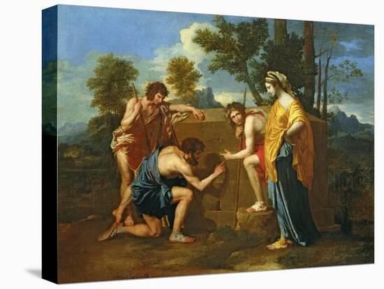 Arcadian Shepherds-Nicolas Poussin-Premier Image Canvas