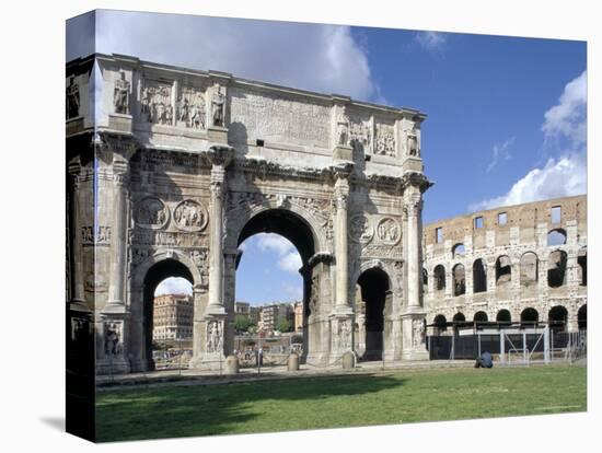 Arch of Constantine, Rome, Lazio, Italy-Adam Woolfitt-Premier Image Canvas