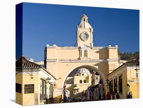 Arch of Santa Catalina, Antigua, UNESCO World Heritage Site, Guatemala, Central America-Ben Pipe-Premier Image Canvas