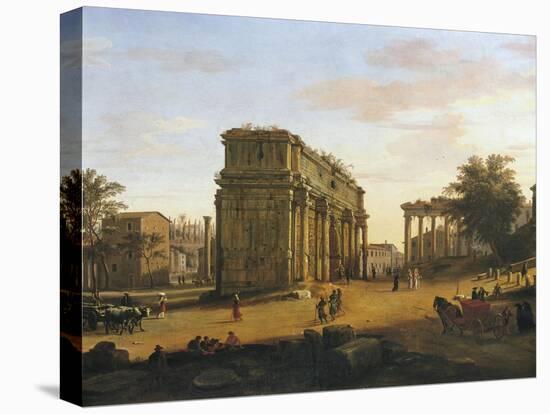 Arch of Septimius Severus in Rome-Gaspar van Wittel-Premier Image Canvas