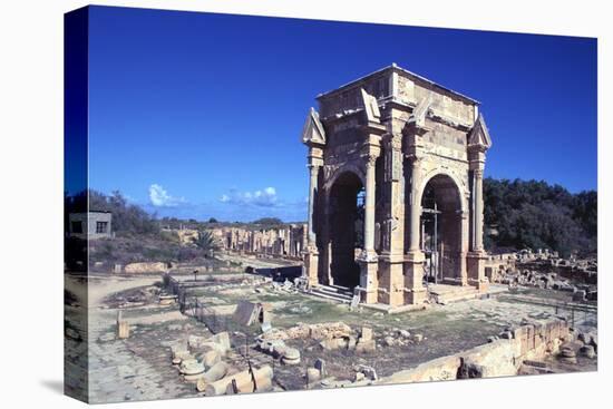 Arch of Septimius Severus, Leptis Magna, Libya-Vivienne Sharp-Premier Image Canvas