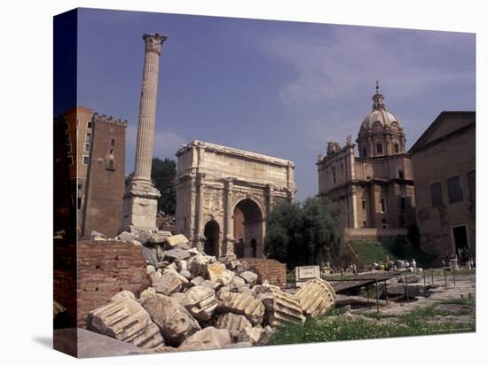 Arch of Septimius Severus, Rome, Italy-Connie Ricca-Premier Image Canvas