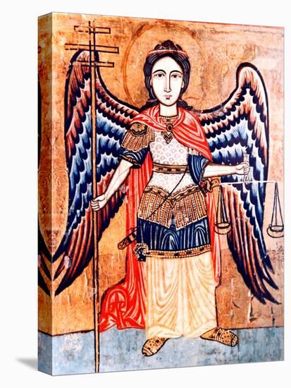 Archangel Michael Holding the Scales of Judgement-null-Premier Image Canvas