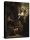 Archangel Raphael Leaving the Family of Tobias-Rembrandt van Rijn-Premier Image Canvas