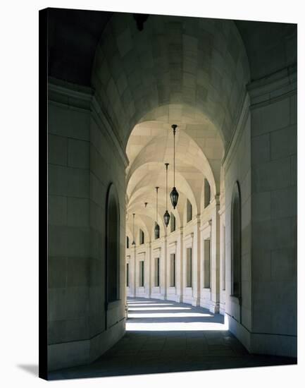 Arched architectural detail in the Federal Triangle located in Washington, D.C.-Carol Highsmith-Stretched Canvas