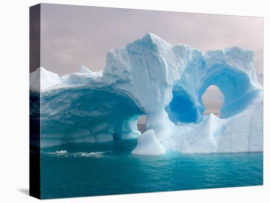 Arched Iceberg, Western Antarctic Peninsula, Antarctica-Steve Kazlowski-Premier Image Canvas