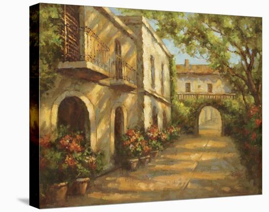 Arched Passageway-Enrique Bolo-Stretched Canvas