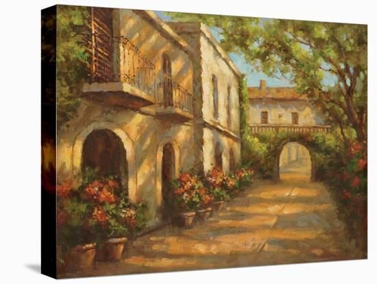 Arched Passageway-Enrique Bolo-Stretched Canvas