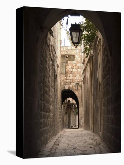 Arched Streets of Old Town Al-Jdeida, Aleppo (Haleb), Syria, Middle East-Christian Kober-Premier Image Canvas