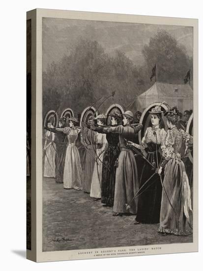 Archery in Regent's Park, the Ladies' Match-Arthur Hopkins-Premier Image Canvas