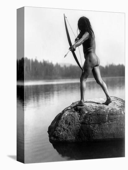 Archery: Nootka Indian-Edward S^ Curtis-Premier Image Canvas