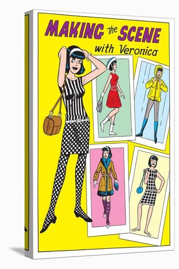 Archie Comics Fashions: Making The Scene With Veronica-null-Stretched Canvas