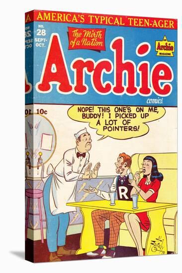 Archie Comics Retro: Archie Comic Book Cover No.28 (Aged)-Al Fagaly-Stretched Canvas