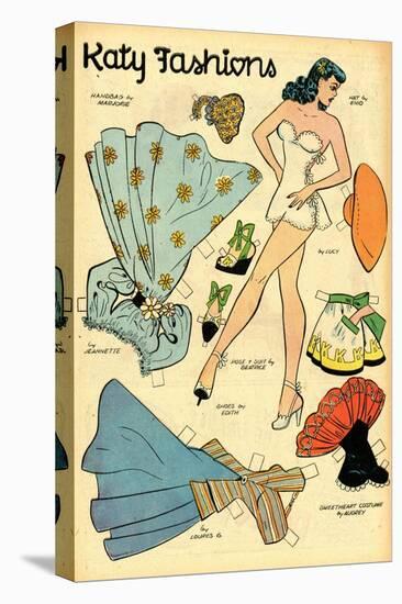 Archie Comics Retro: Katy Keene Fashions (Aged)-Bill Woggon-Stretched Canvas