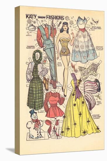 Archie Comics Retro: Katy Keene Snow Fashions (Aged)-Bill Woggon-Stretched Canvas